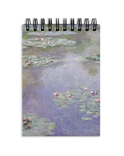 Monet Water Lilies Mini Spiral Notebook