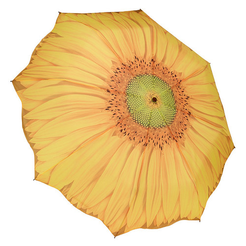 Yellow Sunflower Folding Umbrella