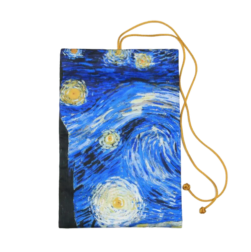 Van Gogh's Starry Night Inspired Jewelry Roll