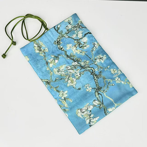 Van Gogh's Almond Blossoms Inspired Jewelry Roll