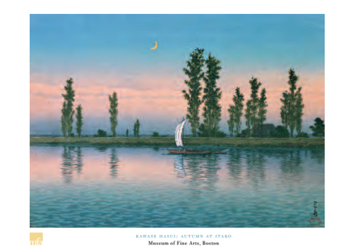 Hasui Autumn at Itako Poster