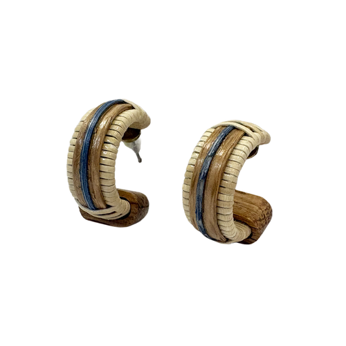 Navy Patriot Earrings