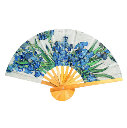 Van Gogh Irises Fan