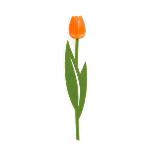 Tulip Bookmark Orange