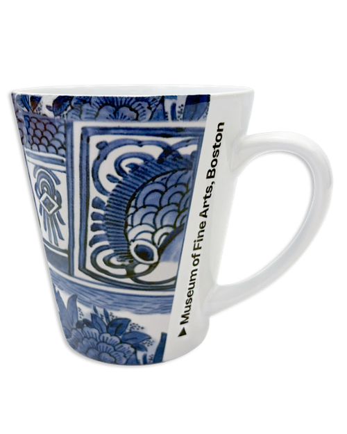 Blue & White Latte Mug