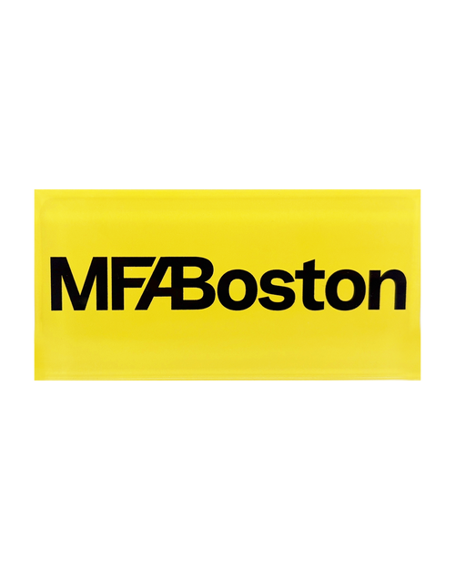 Yellow MFA Logo Acrylic Magnet