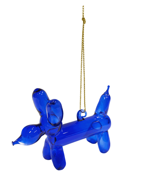 Balloon Dog Ornament Blue