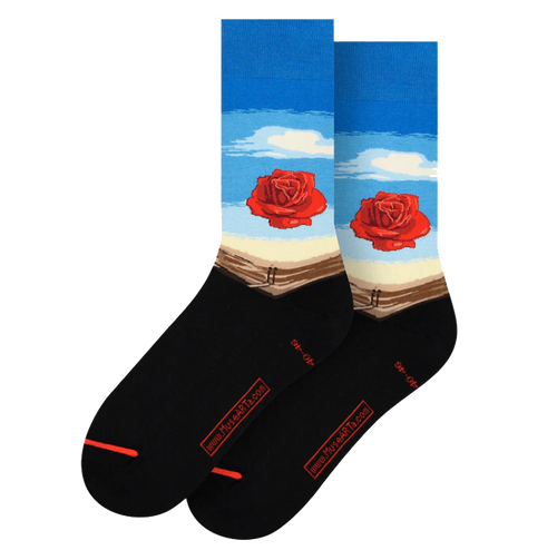 Meditative Rose Men's Sock