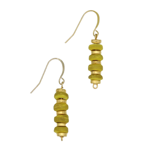 Yellow Roca Drop Earrings