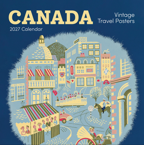 Canada Vintage Travel 2027 Wall Calendar
