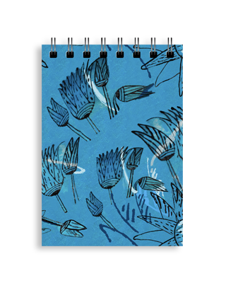 Lotus Flower Mini Spiral Notebook