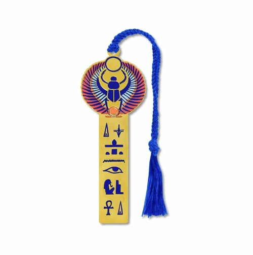 Winged Scarab Bookmark
