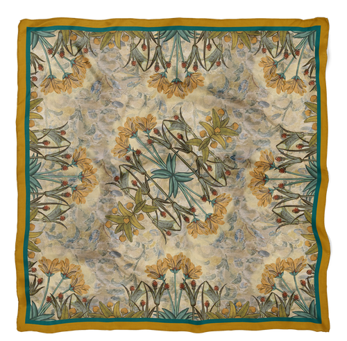 Nature Palm Square Scarf