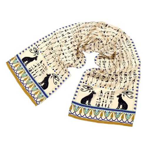 Heiroglyphics Silk Scarf