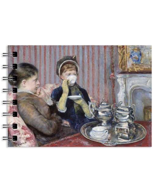 Cassatt The Tea Mini Spiral Journal