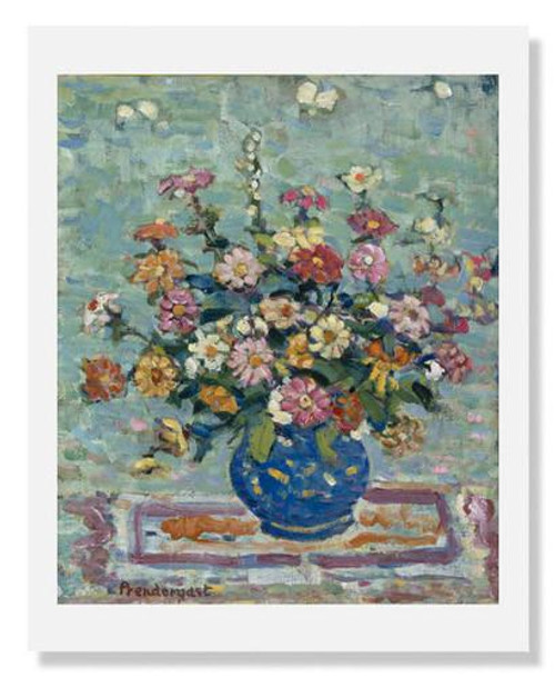 Maurice Brazil Prendergast, Flowers in a Blue Vase
