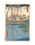 Hiroshige Precincts of the Tenjin Shrine at Kameido 11x14 Matted Print