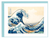 Great Wave Quilled Notecard