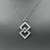 Interlocking Squares Pendant