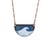 Wave Half Moon Necklace