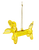 Balloon Dog Ornament Yellow