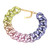 Ombre Tourmaline Links Necklace