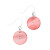 Orange Pearlescent Earrings