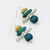 Teal Radiance Earrings