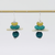 Teal Radiance Earrings