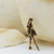 Degas Ballet Dancer Brooch - Gold