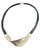 Metal Statement with Blue Necklace