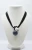 Blue Stone and Pearl Pendant Necklace
