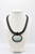 Green Stone Pendant Necklace