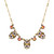Gold Multi Crystal Necklace