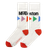 MFA Boston Colorful Arrows Socks- White, Men's Socks