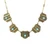 Gilded Shield Egyptian Revival Collar Necklace