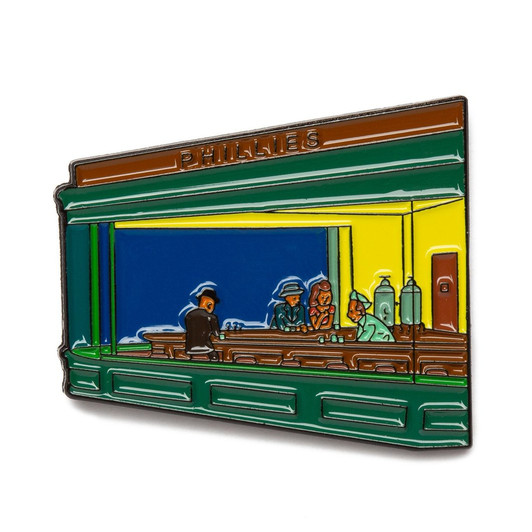 Edward Hopper "Nighthawks" Enamel Pin