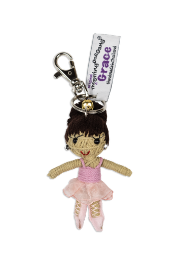 Grace Ballerina String Doll Keychain