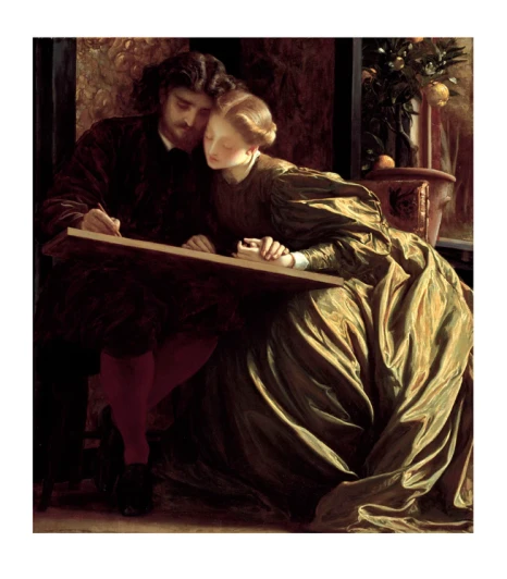 Leighton Painter's Honeymoon 11x14 Matted Print