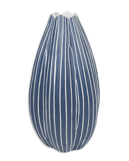 Champa L Blue Vase