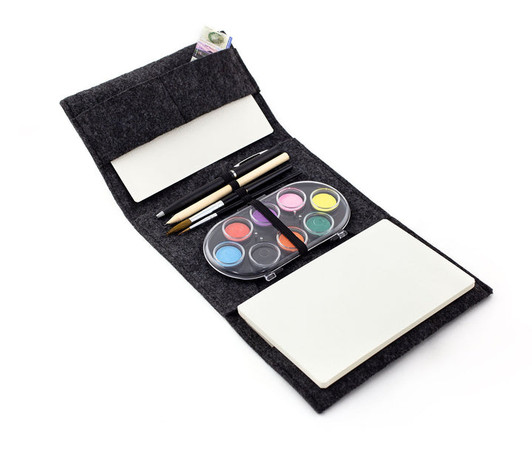 Watercolor Travel Postcard Set