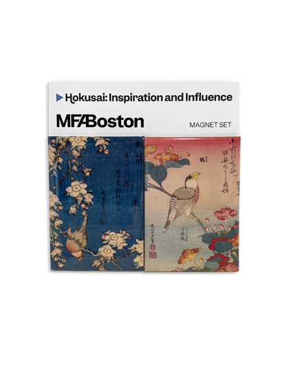 Hokusai Bullfinch Hawfinch Magnet Set