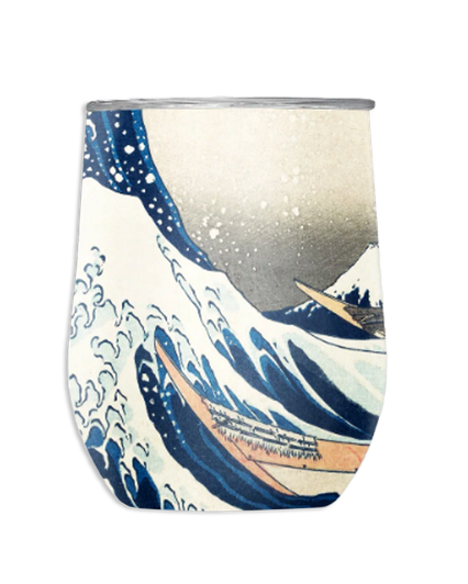 Hokusai Great Wave Stemless Wine Tumbler