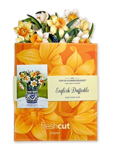 Mini English Daffodils Pop-up Bouquet