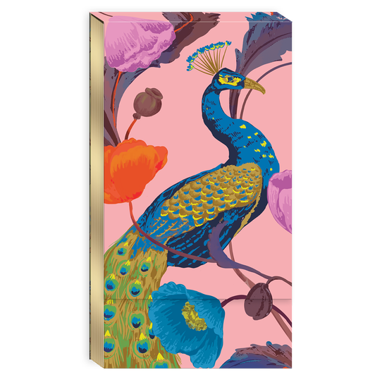 Peacock Foldover Notepad