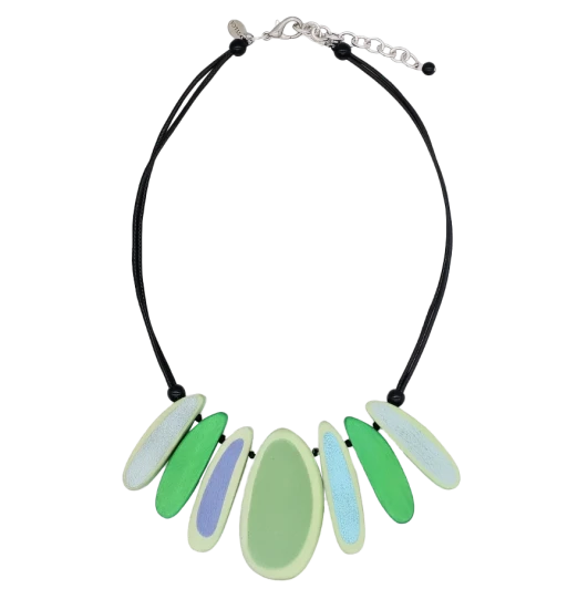 Green Multi Statement Necklace