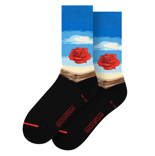 Meditative Rose Men's Sock