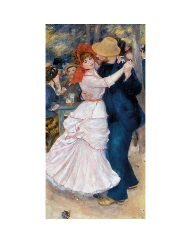 Pierre-Auguste Renoir, Dance at Bougival 8 x 10 Matted Print