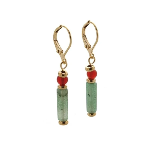 Aventurine Egyptian Inspired Earrings