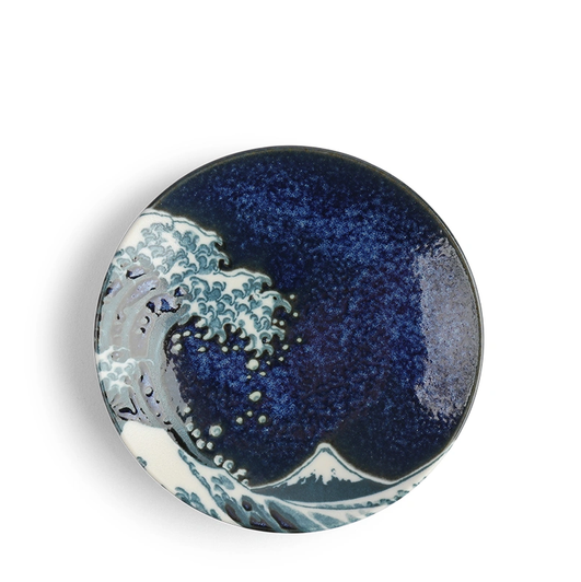 Great Wave Namako Plate 4"